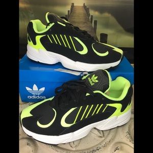 ADIDAS YUNG-1 BLACK "HIREYE" VOLT NEON MEN'S